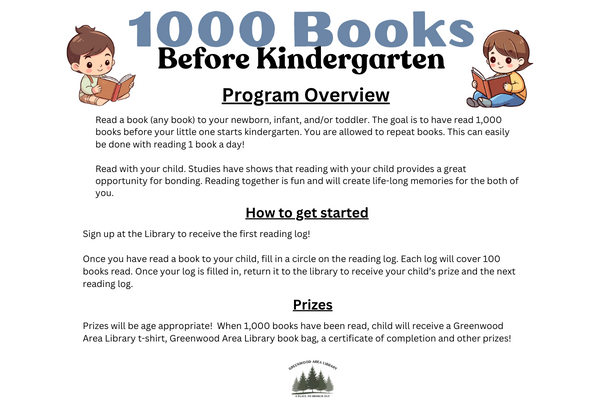 1000 Books Before Kindergarten